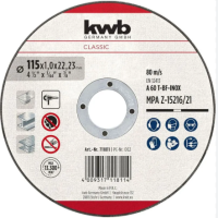 Disco de corte KWB Germany GMBH 115X1.0X22.23 mm
