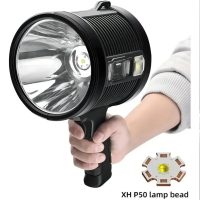 Linterna De Mano Led Spot Light Foco 90000 Lúmenes Y Color de la linterna Negro Color de la luz Blanco